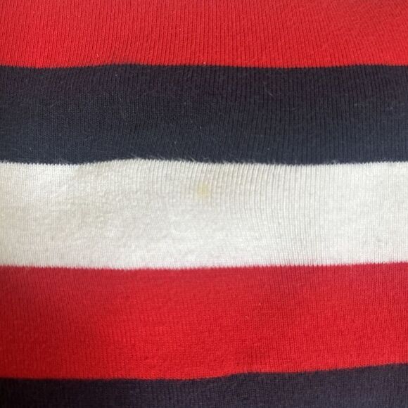 Tommy‎ Hilfiger Womens Blue Striped 3/4 Sleeve Boat Neck Blouse Top XS Nautical - Picture 15 of 15